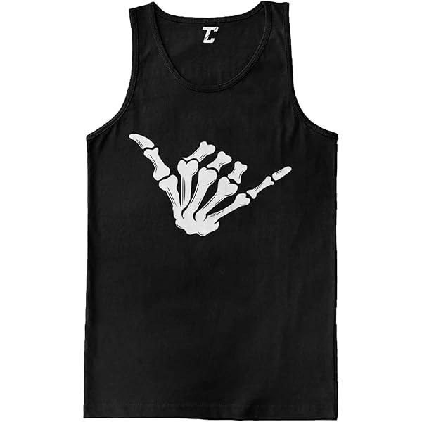 Amazon.com: Ghost Skull - Badass Skeleton Men's Tank Top